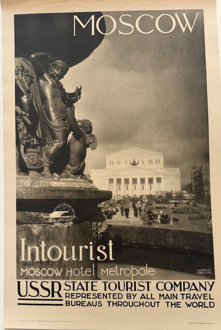 Moscow — Intourist photogravure by Georges Eremine, c. 1932